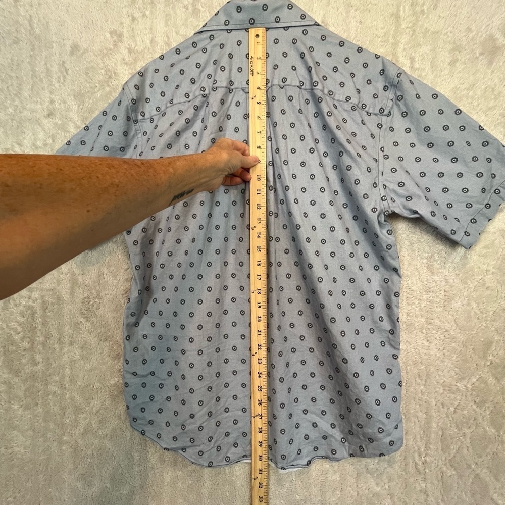 Onward Reserve Men's Linen Button Up Casual Shirt Sz L Classic Fit Camp - Picture 15 of 16